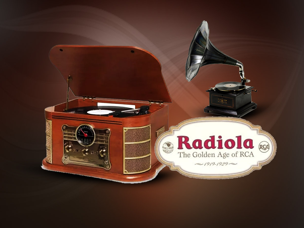 Radiola , marca de alto-falantes vintage